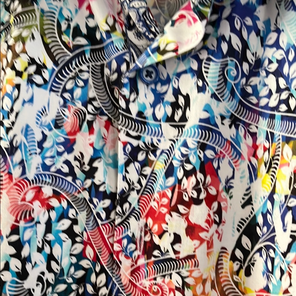 Robert Graham Multicolor Abstract Long Sleeve Shirt - Picture 2 of 8